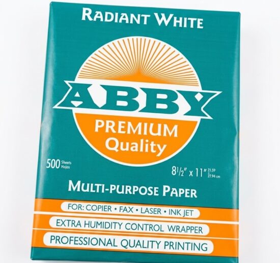 Resma de papel bon 8½ x 11