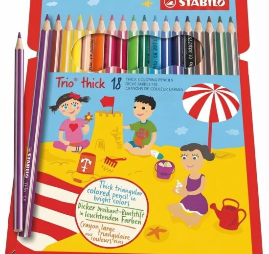 Lápices de colores Trio Thick