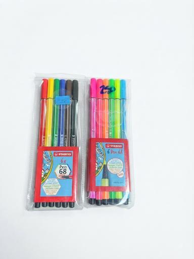 Felpa estuche de 6/1 pen