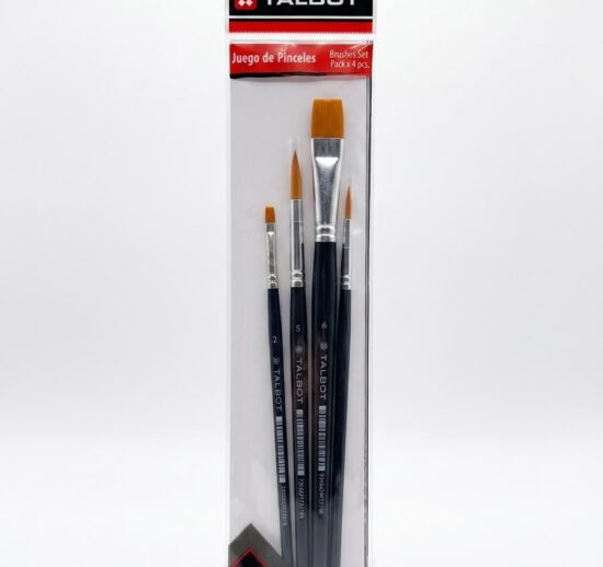 Pinceles planos talbot set
