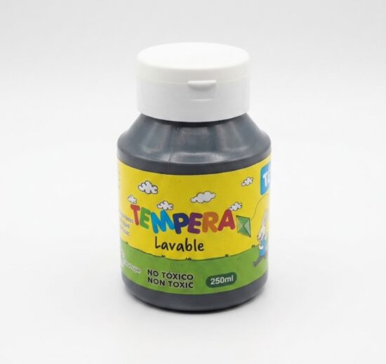 Tempera 250ml. Negro