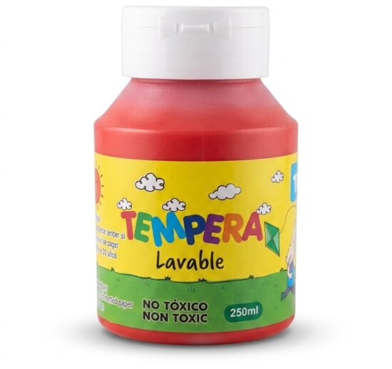 Tempera 250ml. Rojo