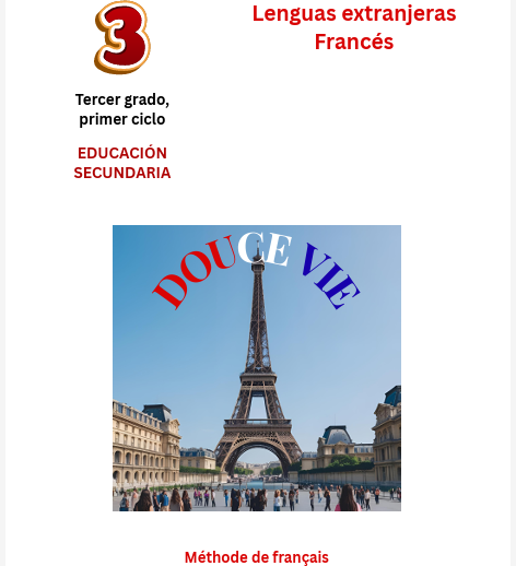 Douce Vie 3, Libro de Francés (Venta exclusiva en el Colegio)